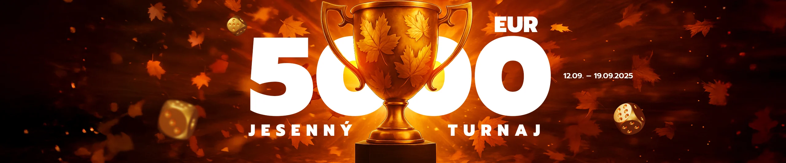 Jesenný turnaj - 5000 EUR (12.09. - 19.09. 2025)