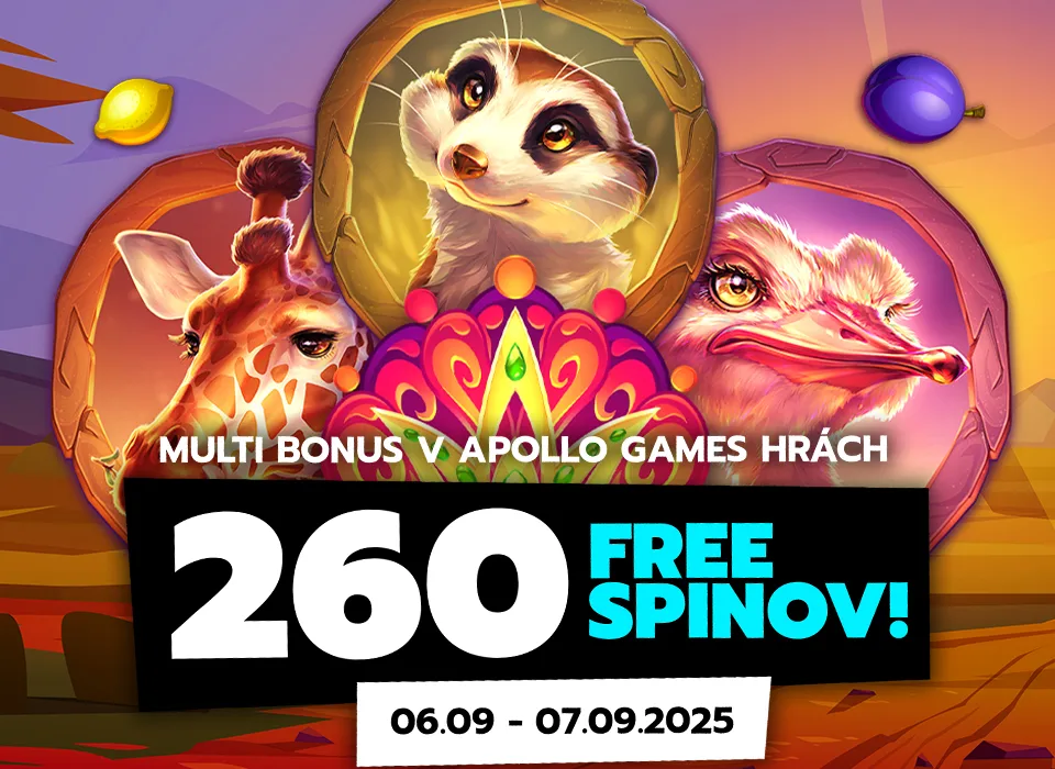 Multi bonus v Apollo Games hrách - 260 free spinov! (06.09. - 07.09.2025)s-box (to uz je ta samotna hra)
