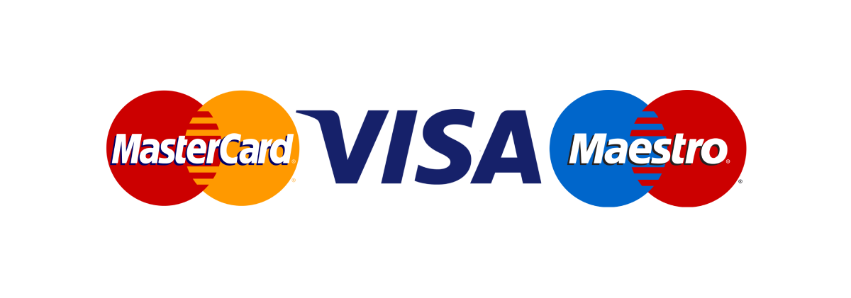 MasterCard, VISA, Maestro